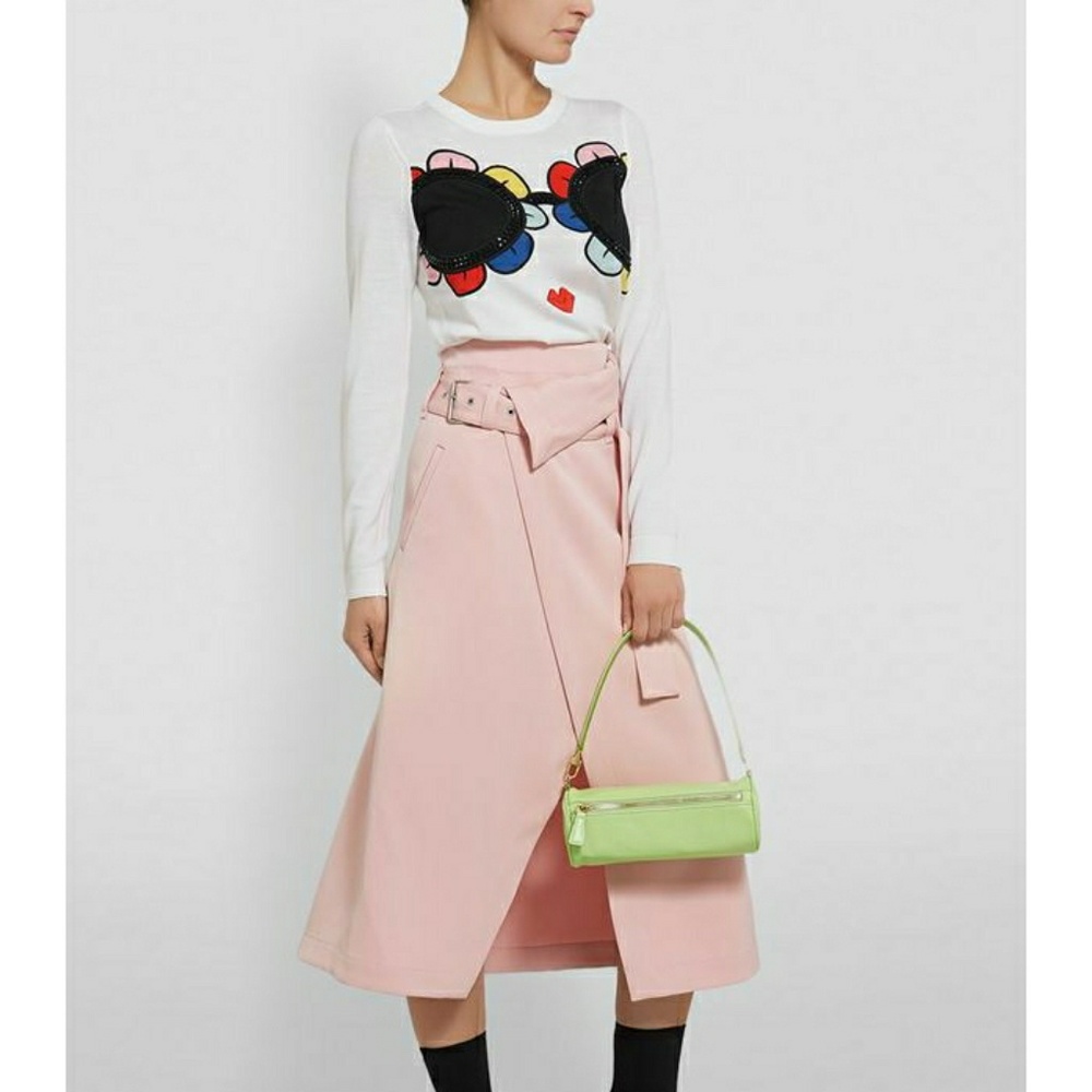 Alice + Olivia Stace Face Embellished sweater